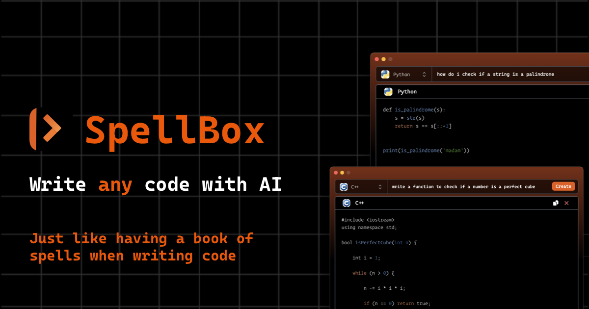 SpellBox AI Playtime