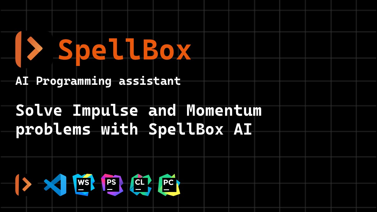 Solve Impulse and Momentum problems with SpellBox AI